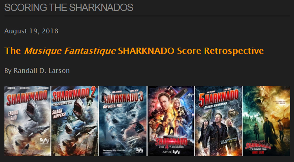SHARKNADO SCORE RETROSPECTIVE title