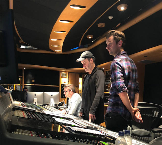 David Arnold records Good Omens Pic BBC